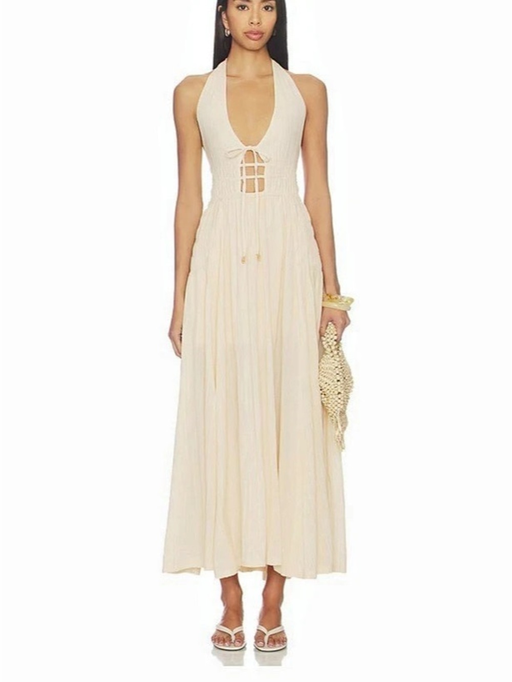 Free People Butter Yellow Dress